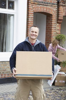 Man And Van Tolworth pricing overview with moving van and packed household items
