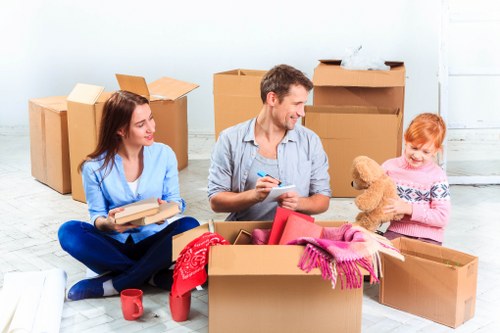 Packing and moving supplies arranged for a local Tolworth move