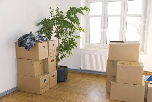 Careful loading of furniture and boxes for a house move in Tolworth