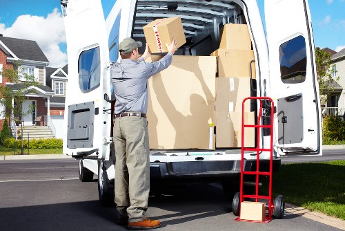 Customer raising a service concern during a moving process