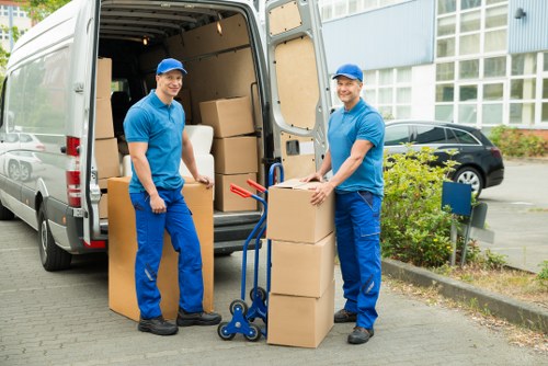 Dismantling and reassembling furniture during a house removal