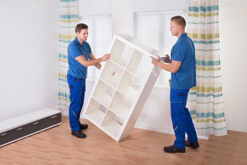 Packing and loading furniture for a Tolworth removal job