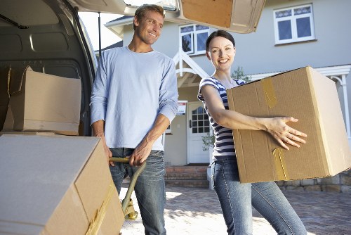 Local removals service loading items for urgent same-day transport near Tolworth